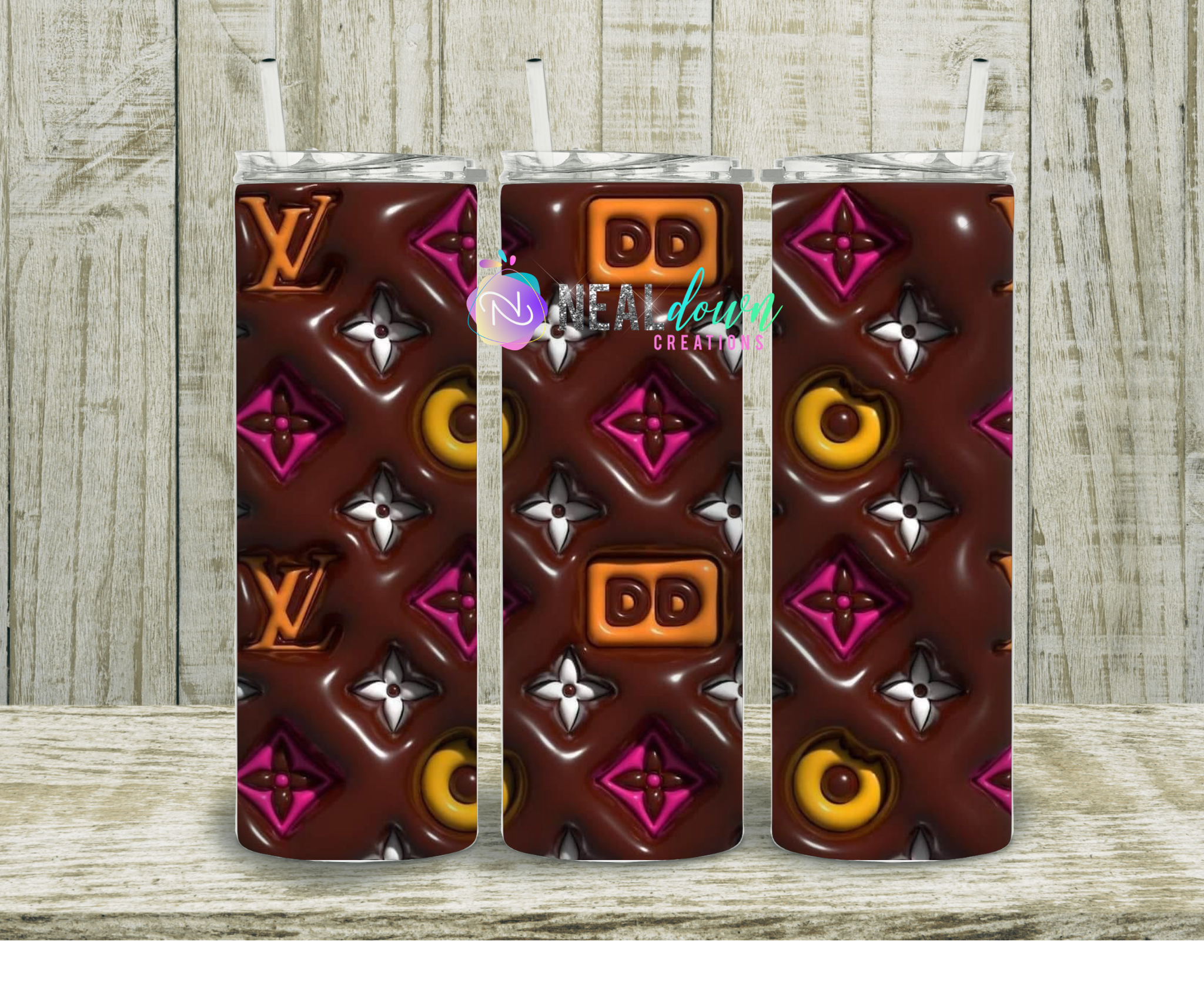Brown Dunkie Coffee LoVe Tumbler