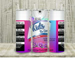 Load image into Gallery viewer, Pink Purple KIDS Be Gone Tumbler
