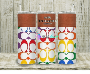 Colorful Coach Tumbler
