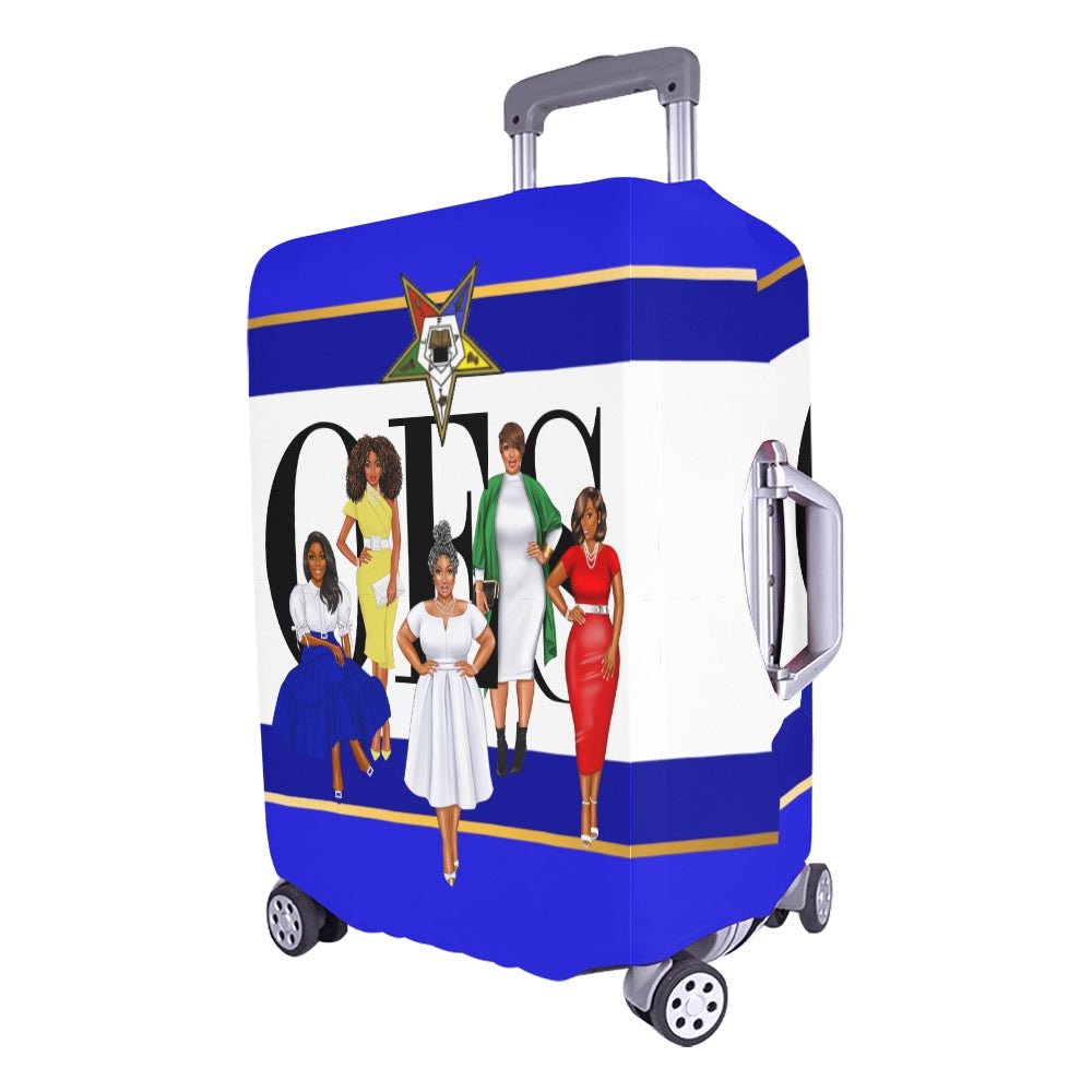 OES (GOLD STRIPE) LUGGAGE COVER