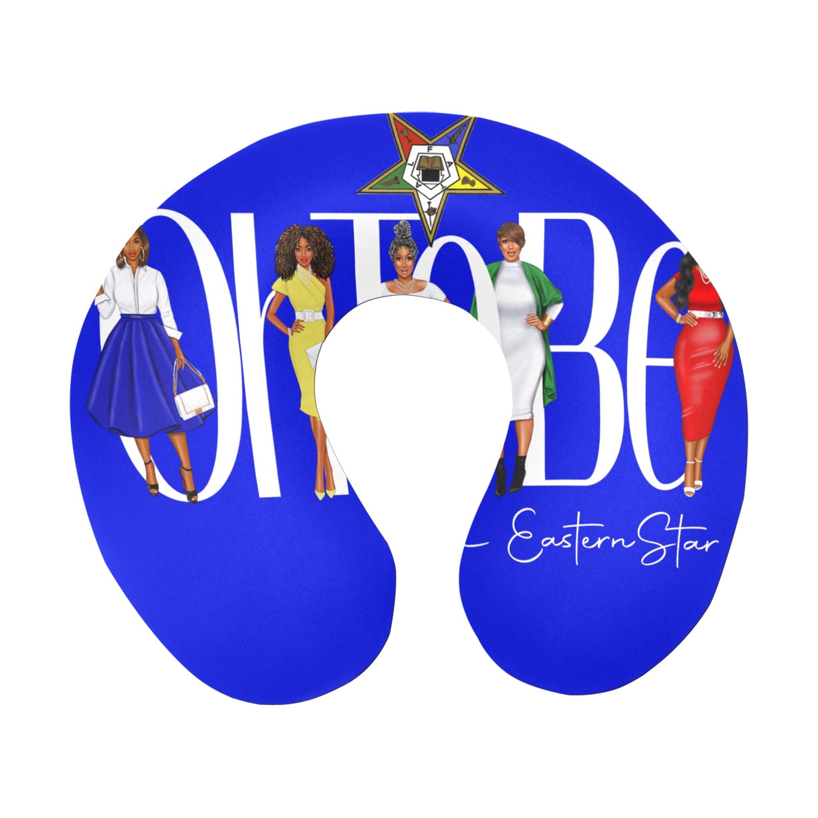 OES (FULL BLUE) NECK PILLOW